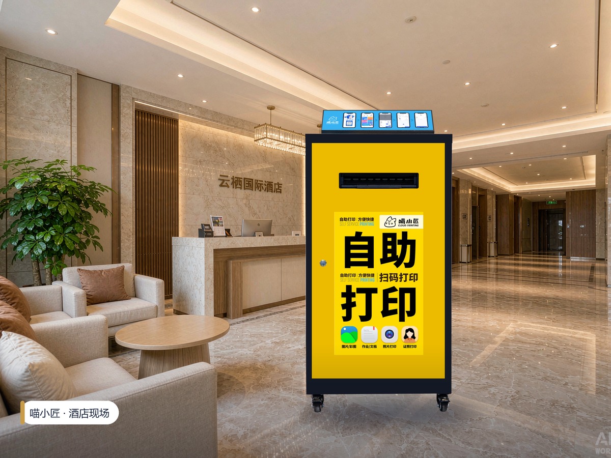 酒店 喵小匠自助打印